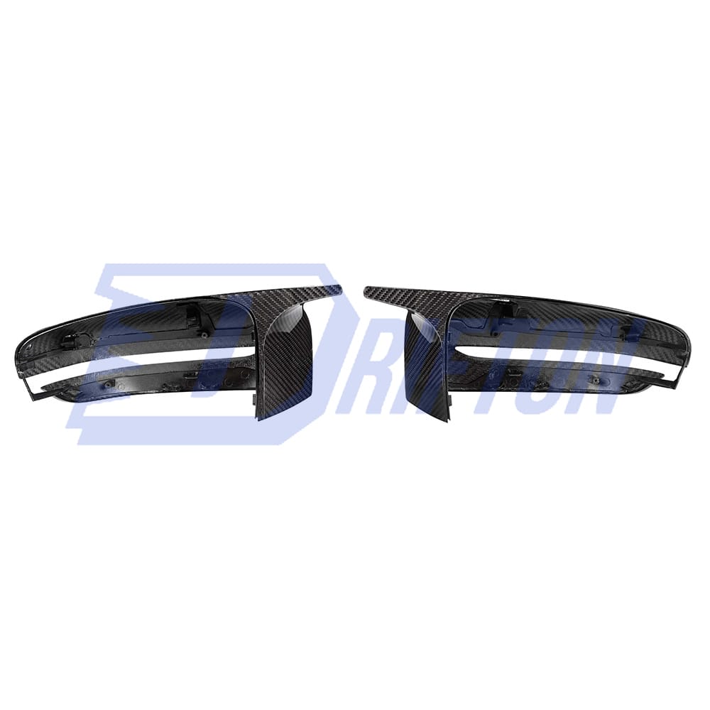M5 Style Dry Carbon Fiber Replacement Mirror Cover For BMW 8 Series G14 G15 G16 LHD RHD 2018-2022