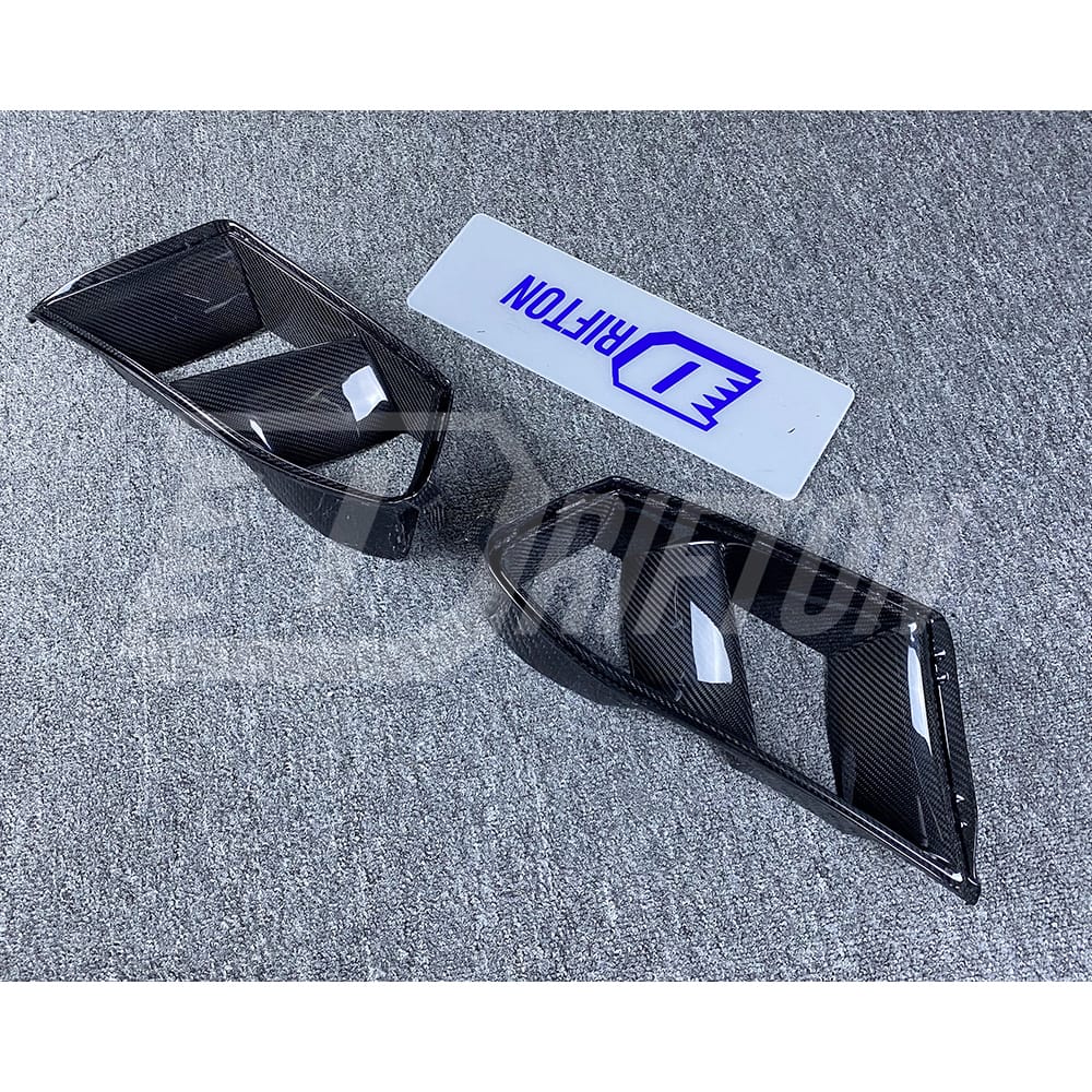 MP Style Dry Carbon Fiber Front Vent For BMW G80 M3 G82 M4 2020-2024