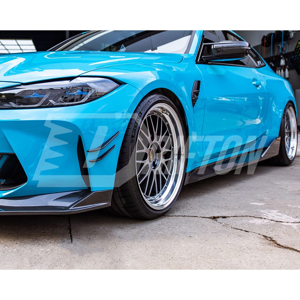 MP Style Dry Carbon Fiber Side Skirt For BMW G80 M3 G82 M4 2020-2024