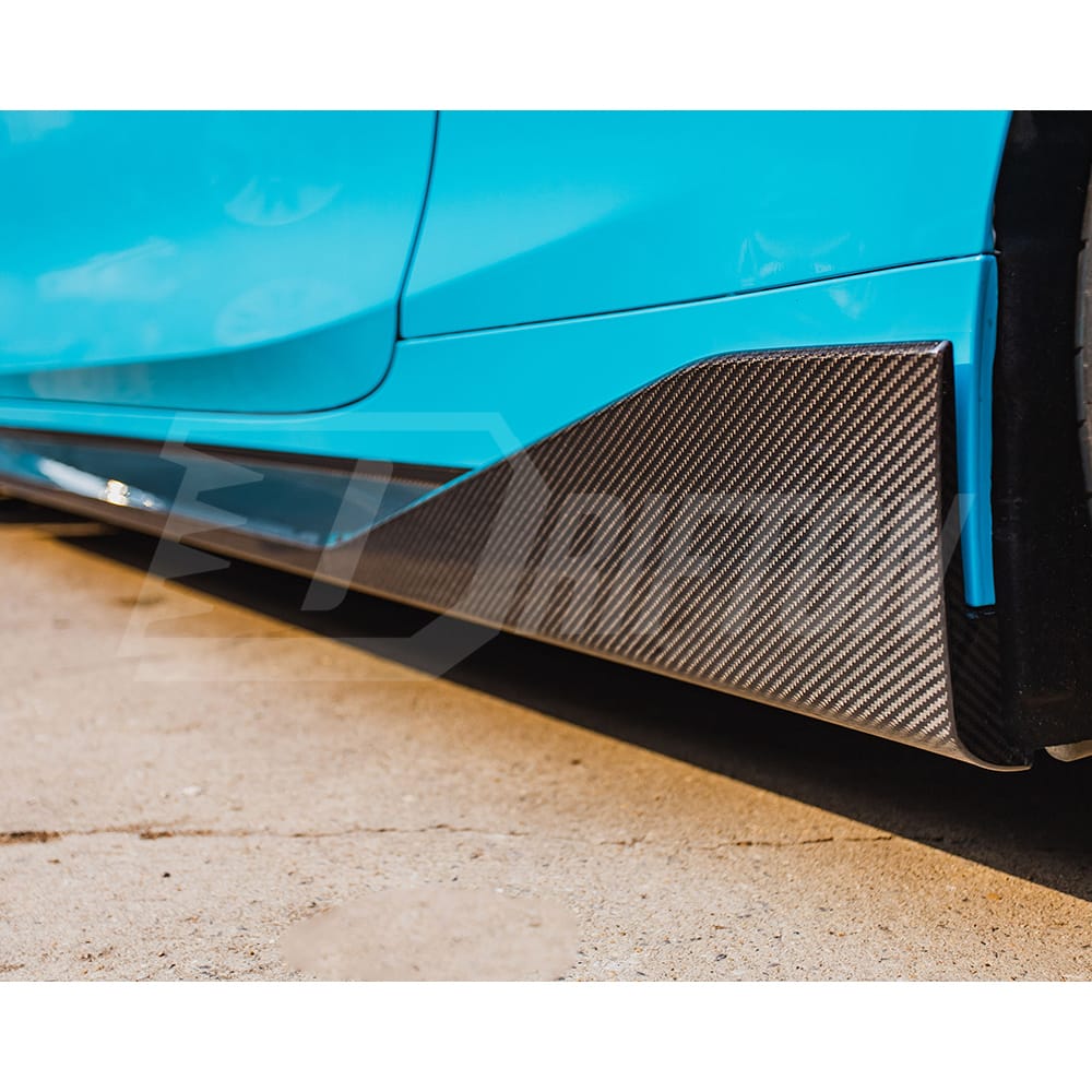 MP Style Dry Carbon Fiber Side Skirt For BMW G80 M3 G82 M4 2020-2024
