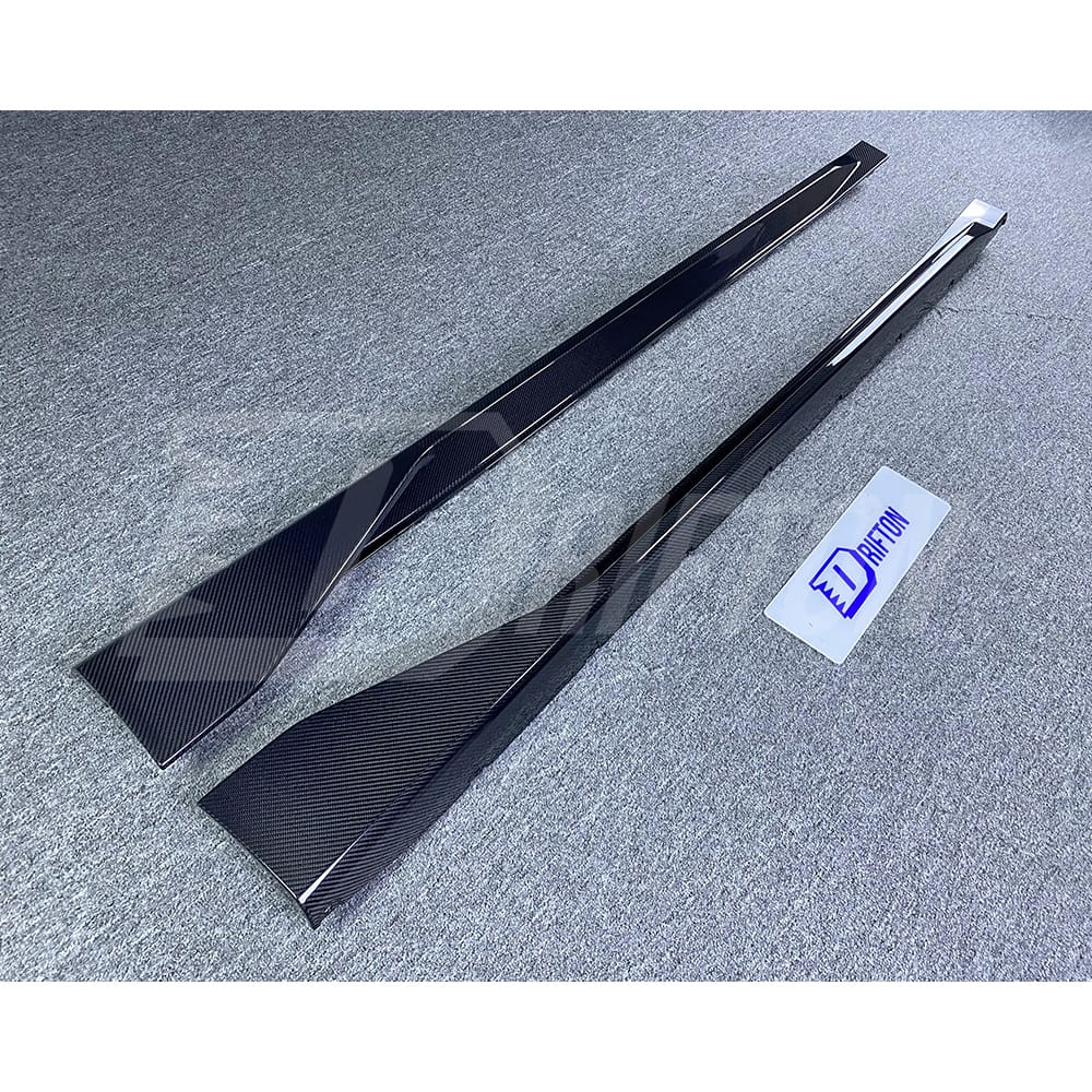 MP Style Dry Carbon Fiber Side Skirt For BMW G80 M3 G82 M4 2020-2024