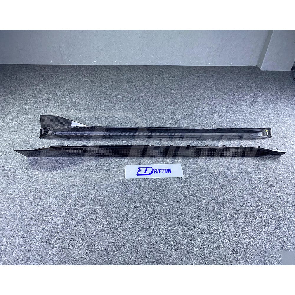 MP Style Dry Carbon Fiber Side Skirt For BMW G80 M3 G82 M4 2020-2024