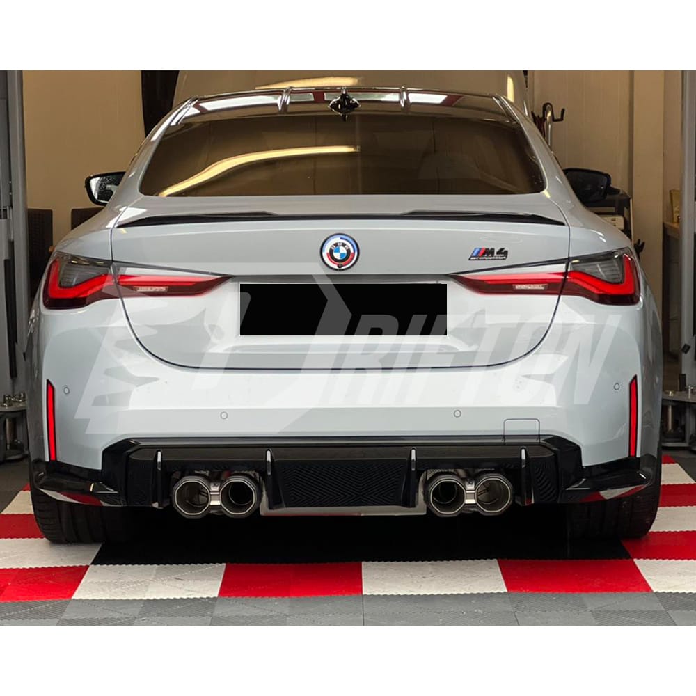 M Style Dry Carbon Fiber Trunk Spoiler Rear Wing For BMW G80 M3 G82 M4 2020-2024
