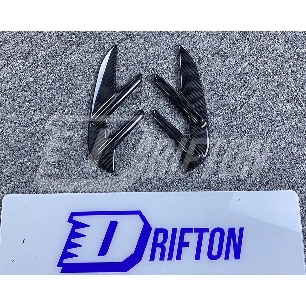 OEM Style Dry Carbon Fiber Fender Vent Trim For BMW G80 M3 2020-2024