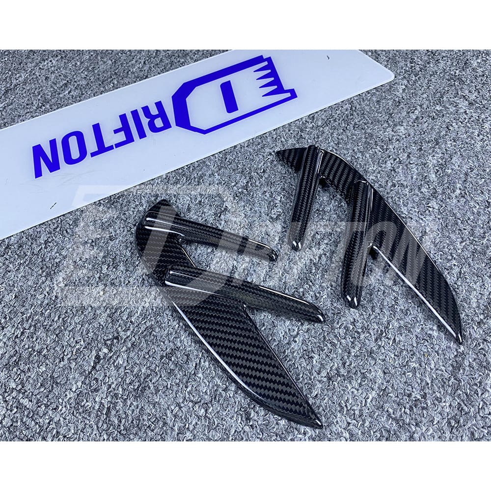 OEM Style Dry Carbon Fiber Fender Vent Trim For BMW G80 M3 2020-2024