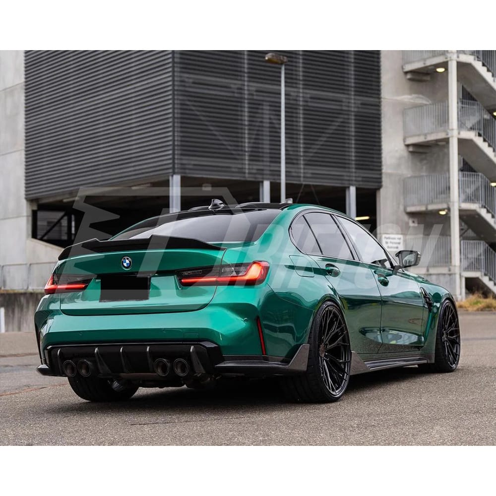 OEM Style Dry Carbon Fiber Rear Diffuser For BMW G82 M4 G80 M3 2020-2024