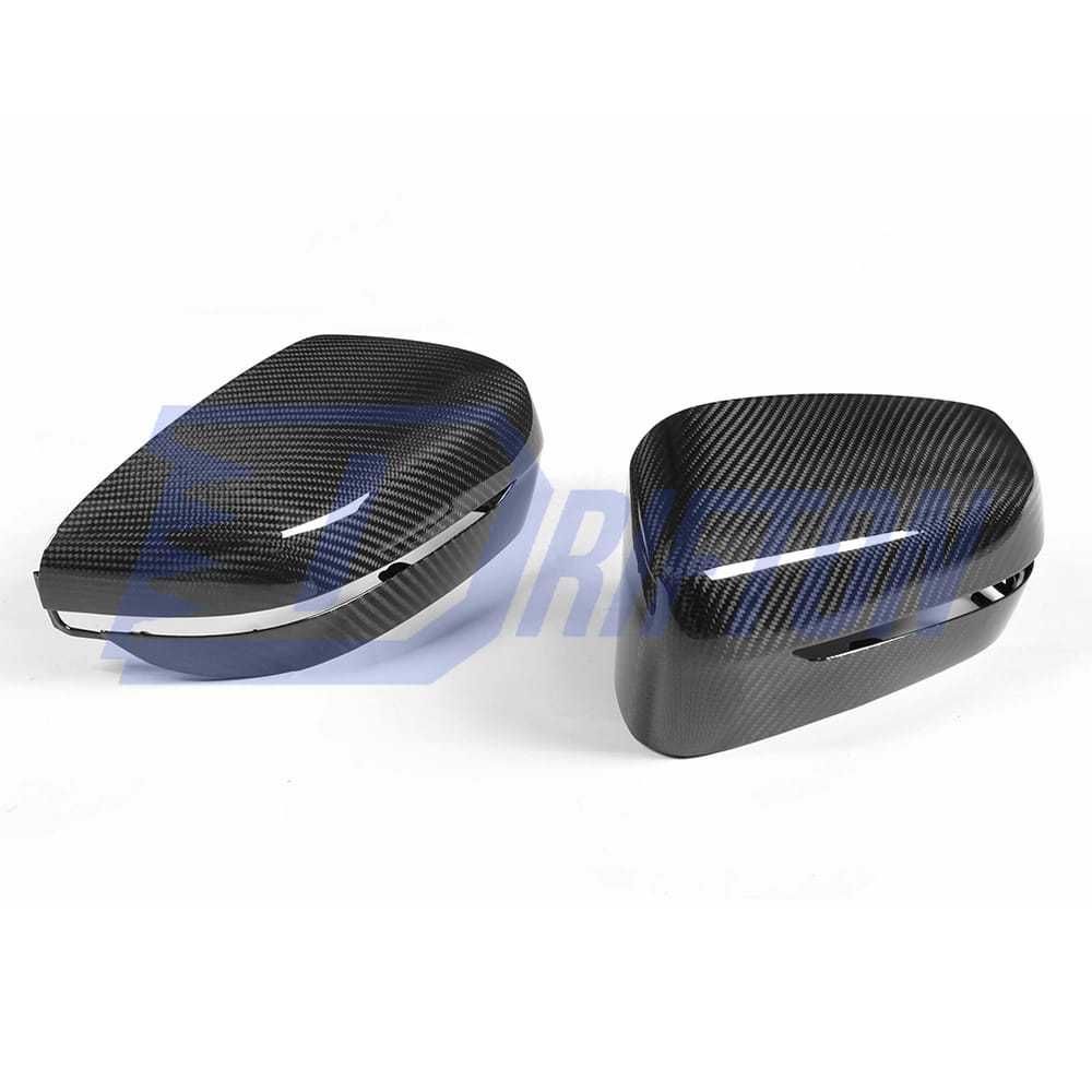 OEM Style Dry Carbon Fiber Replacement Mirror Cover For BMW 8 Series G14 G15 G16 2018-2022