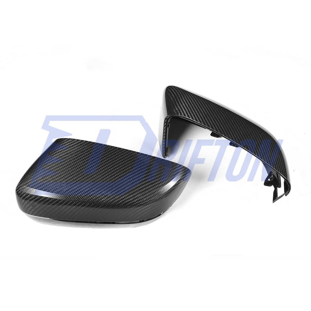OEM Style Dry Carbon Fiber Replacement Mirror Cover For BMW 8 Series G14 G15 G16 2018-2022