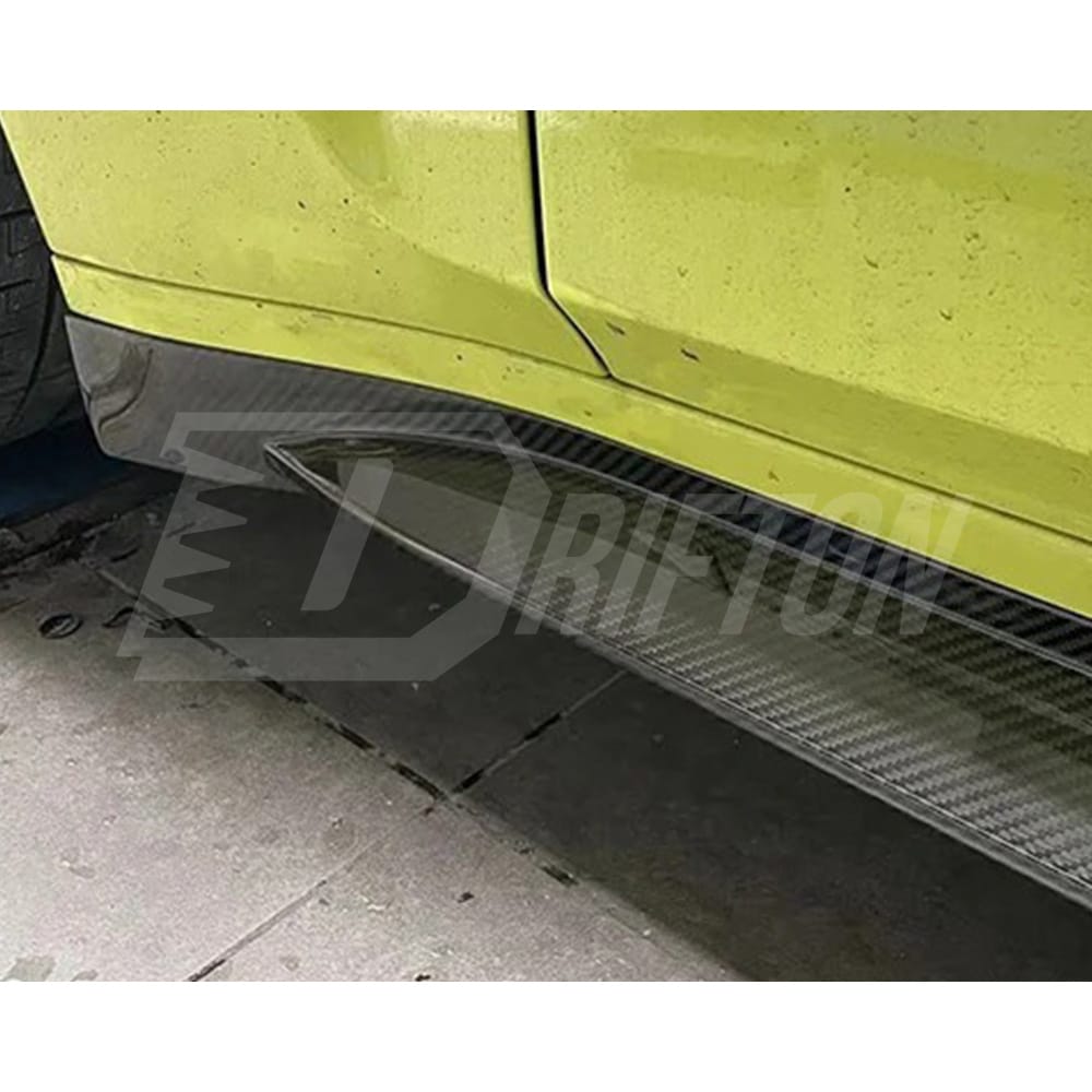 OEM Style Dry Carbon Fiber Side Skirt For BMW G80 M3 2020-2024