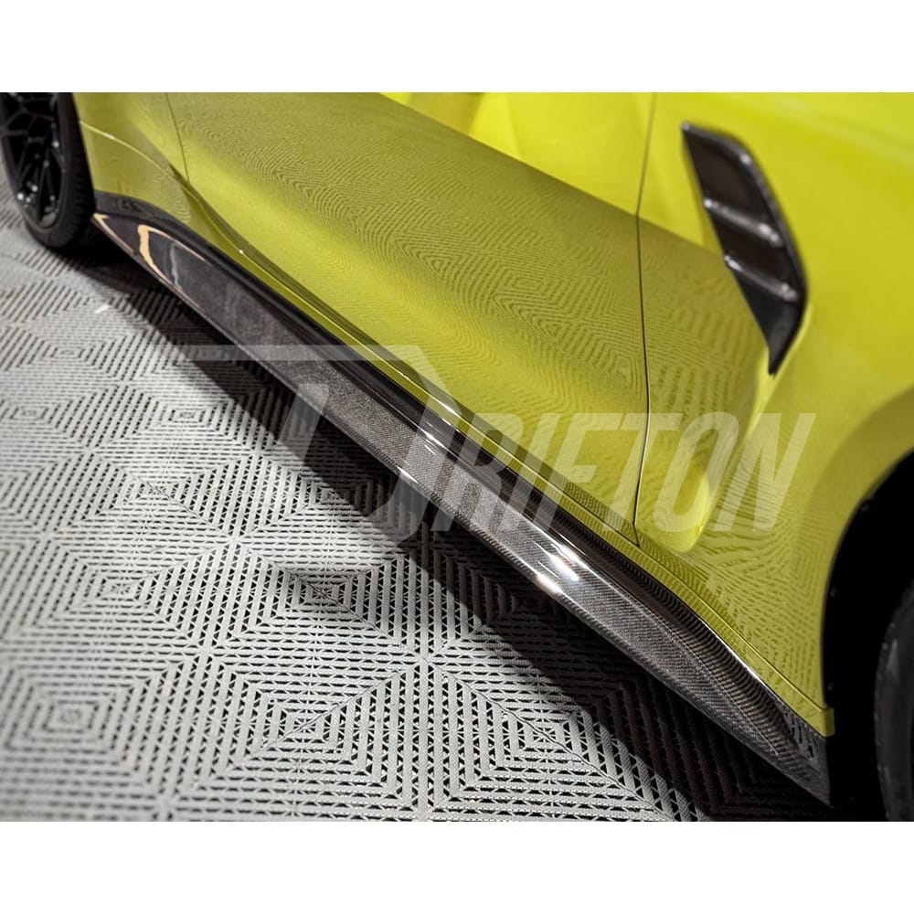 OEM Style Dry Carbon Fiber Side Skirt For BMW G82 M4 G83 2020-2024