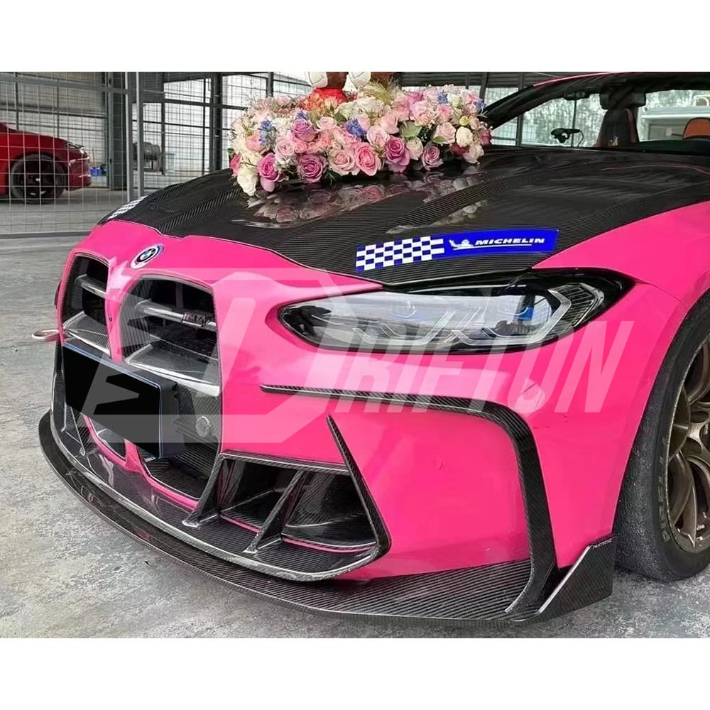PT Style Dry Carbon Fiber Hood For BMW G80 M3 G82 M4 2020-2024