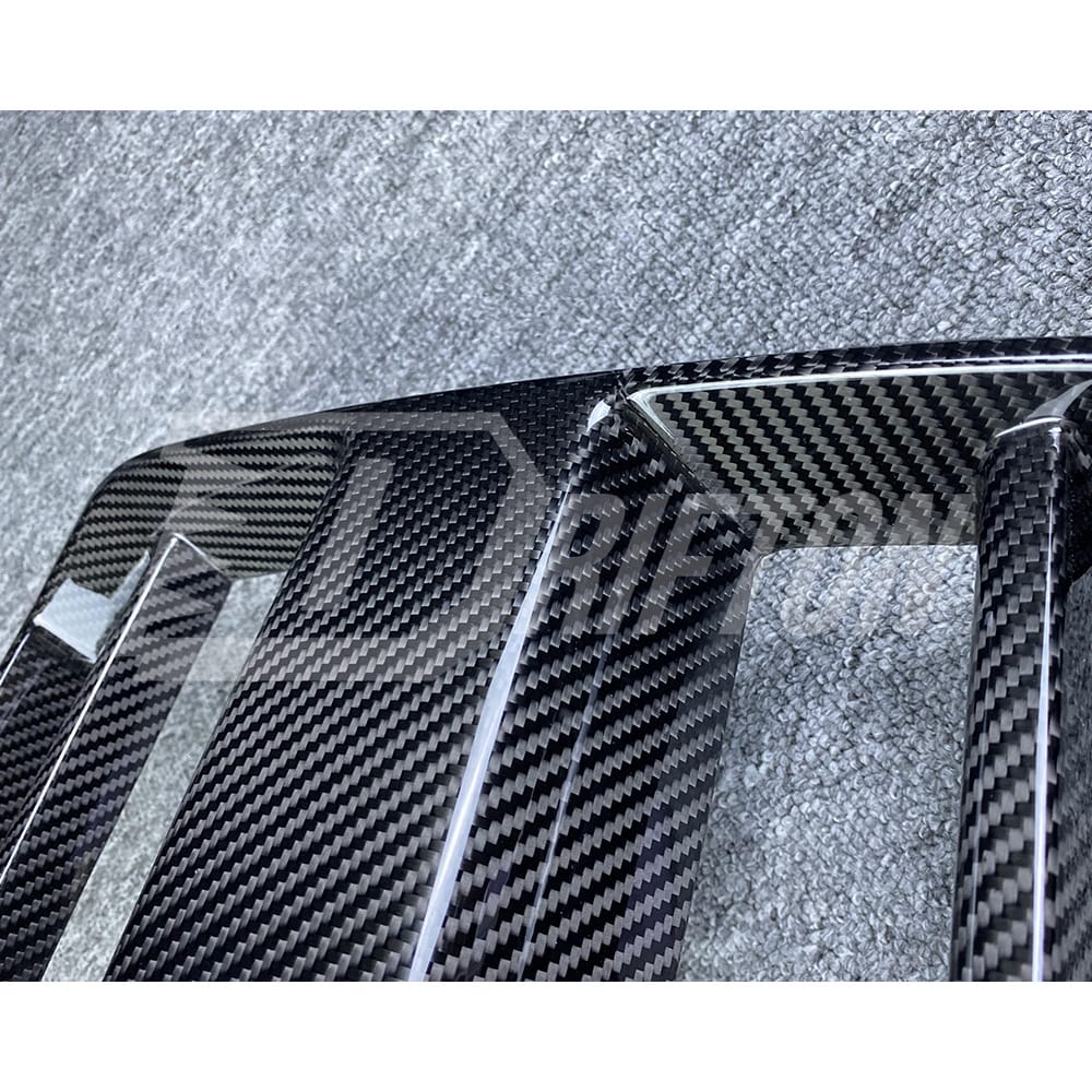 ST Style Dry Carbon Fiber Front Grille For BMW G80 M3 G82 M4 2020-2024