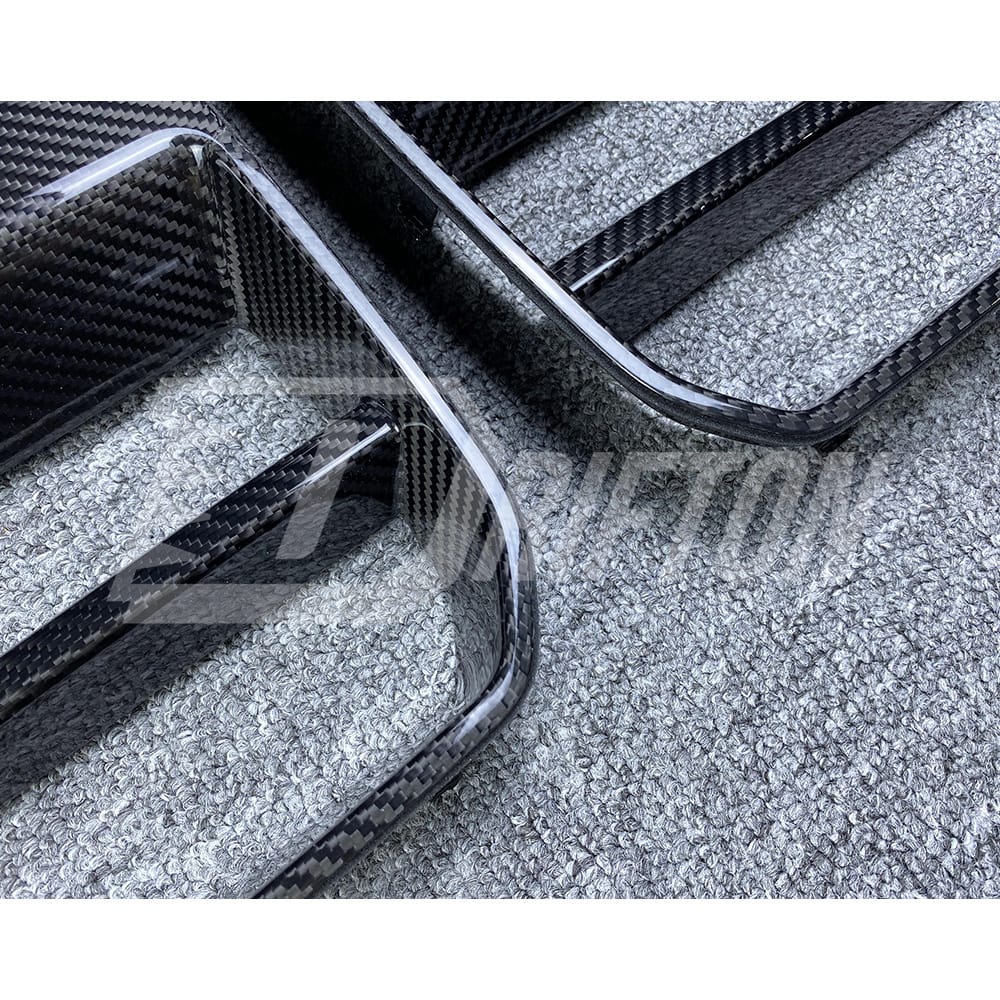 ST Style Dry Carbon Fiber Front Grille For BMW G80 M3 G82 M4 2020-2024