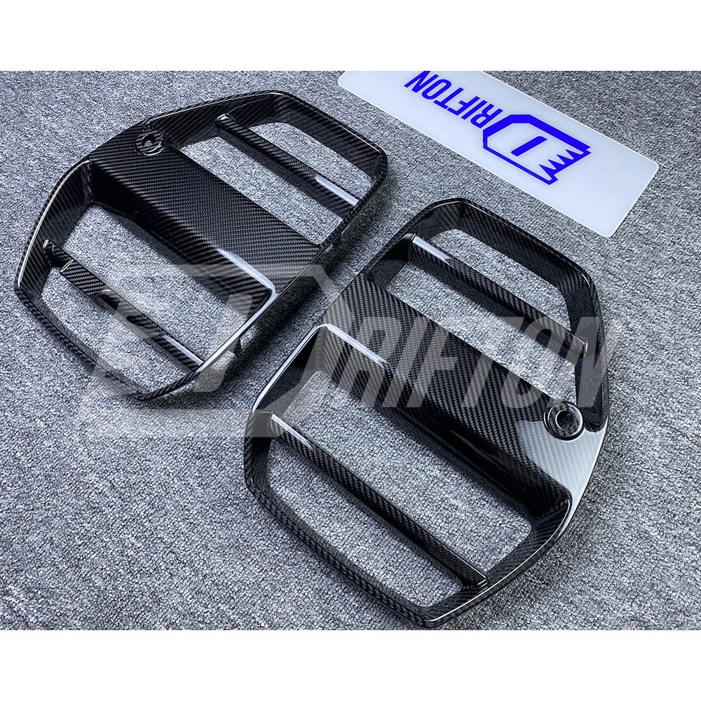 ST Style Dry Carbon Fiber Front Grille For BMW G80 M3 G82 M4 2020-2024