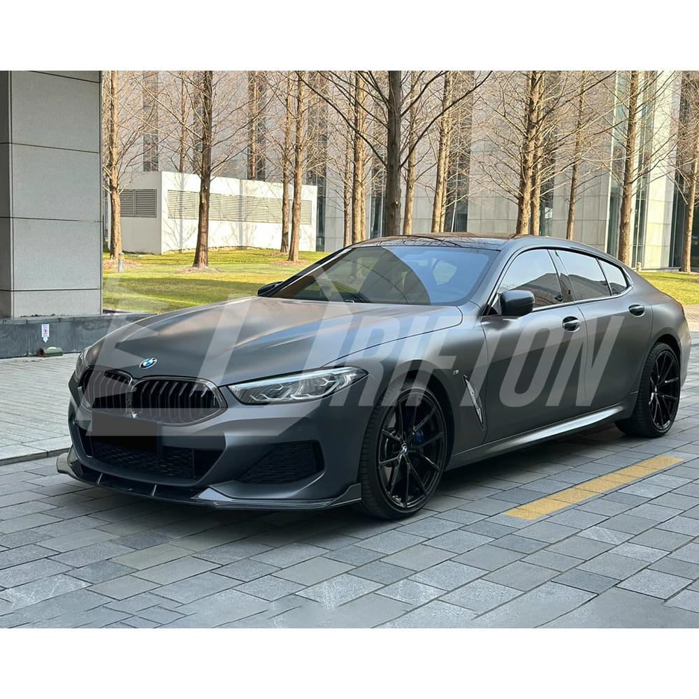 TAKD Style Dry Carbon Fiber Front Lip For BMW 8 Series G14 G15 G16 2018-2022