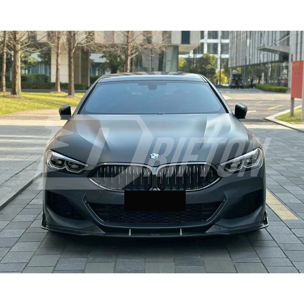 TAKD Style Dry Carbon Fiber Front Lip For BMW 8 Series G14 G15 G16 2018-2022