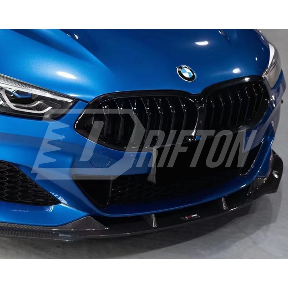 TAKD Style Dry Carbon Fiber Front Lip For BMW 8 Series G14 G15 G16 2018-2022