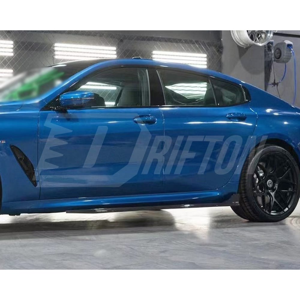 TAKD Style Dry Carbon Fiber Side Skirt For BMW 8 Series G16 2018-2022