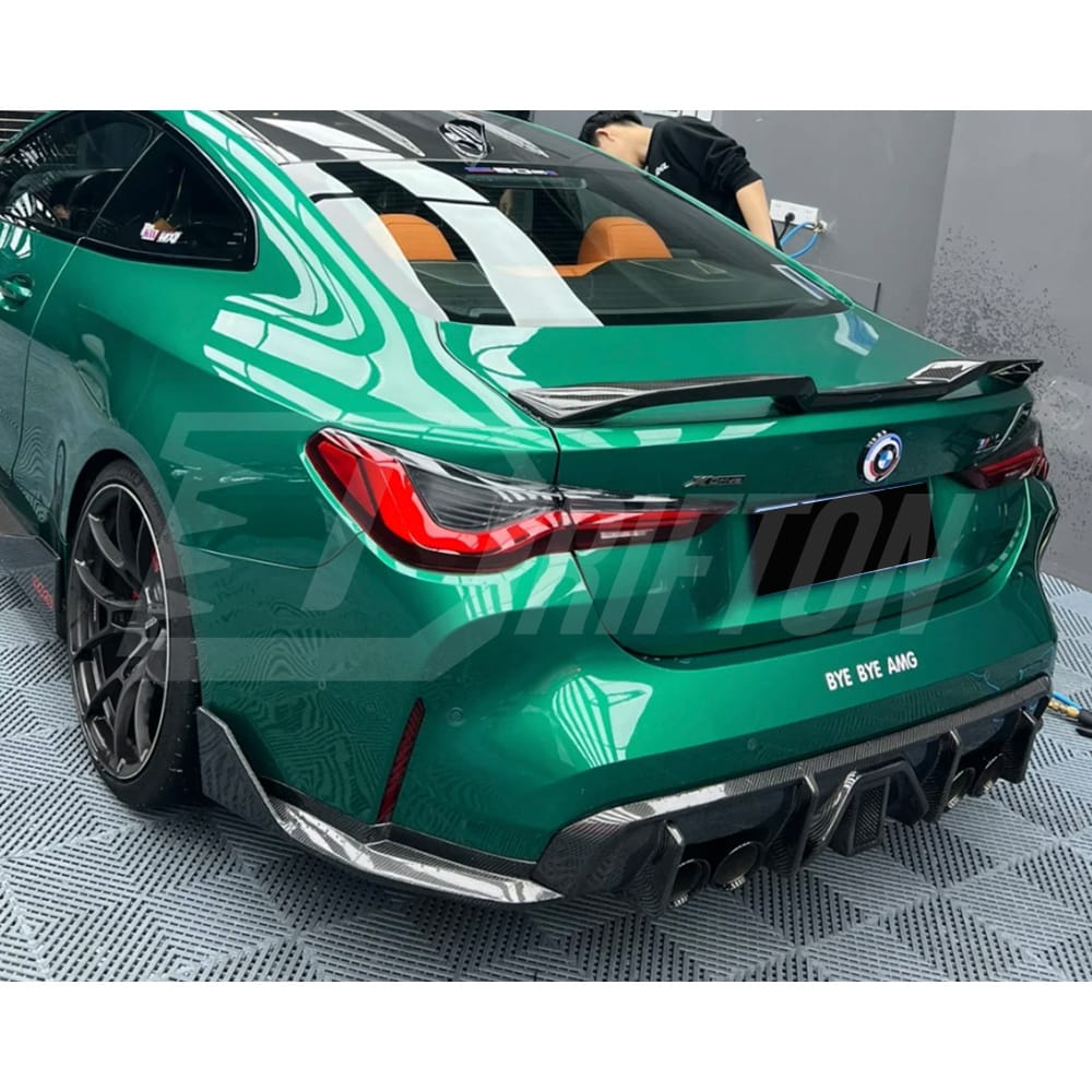 Vorsteiner Style Dry Carbon Fiber Rear Spoiler For BMW G80 M3 G82 M4 2020-2024