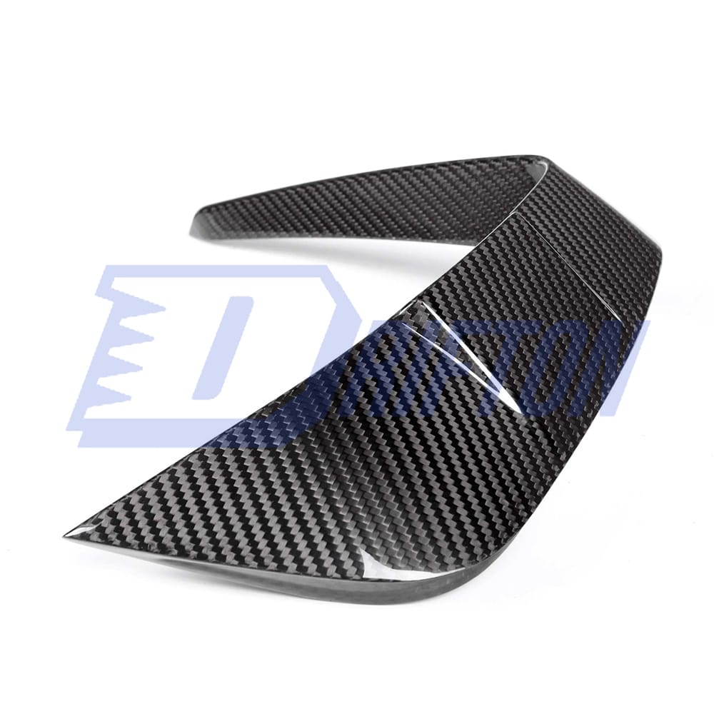 X Style Dry Carbon Fiber Front Canards For BMW 8 Series G14 G15 G16 2018-2022