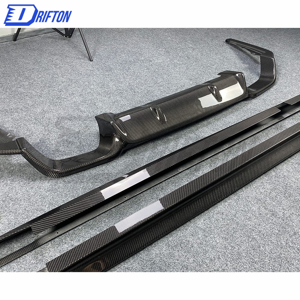 3D Style Dry Carbon Fiber Aero Kit For BMW F97 X3M 2019-2021