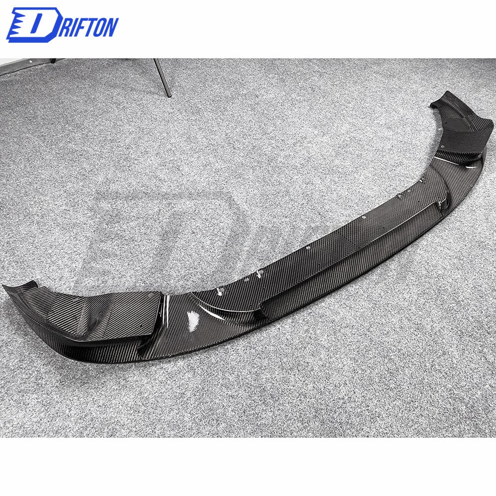 3D Style Dry Carbon Fiber Front Lip For BMW F97 X3M F98 X4M 2019-2021