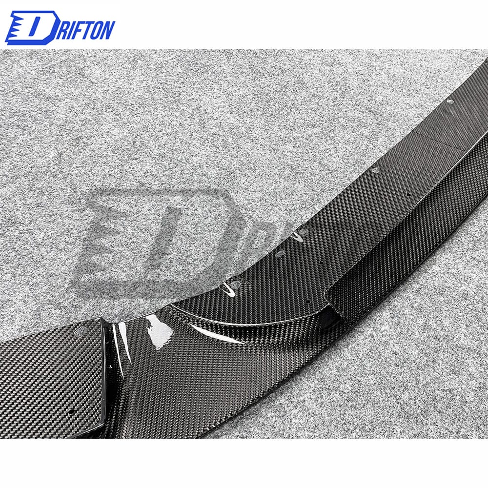 3D Style Dry Carbon Fiber Front Lip For BMW F97 X3M F98 X4M 2019-2021