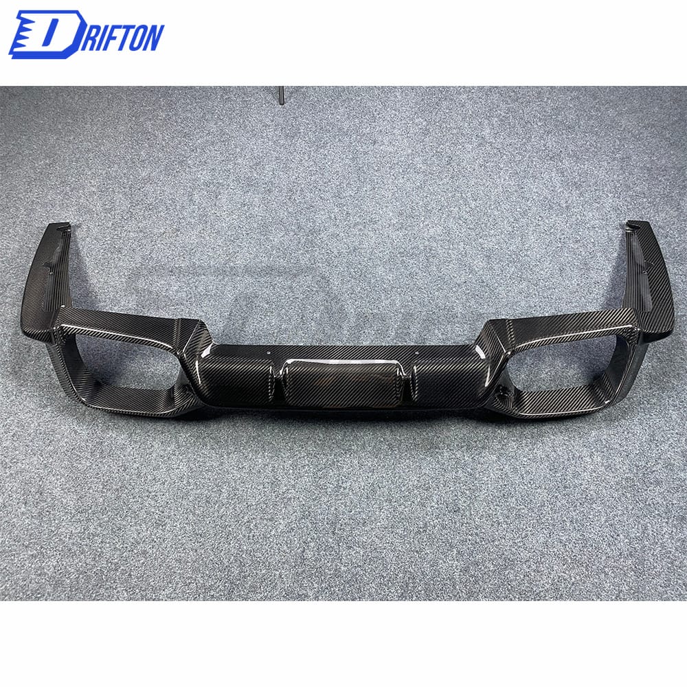 3D Style Dry Carbon Fiber Rear Diffuser For BMW F98 X4M 2019-2021