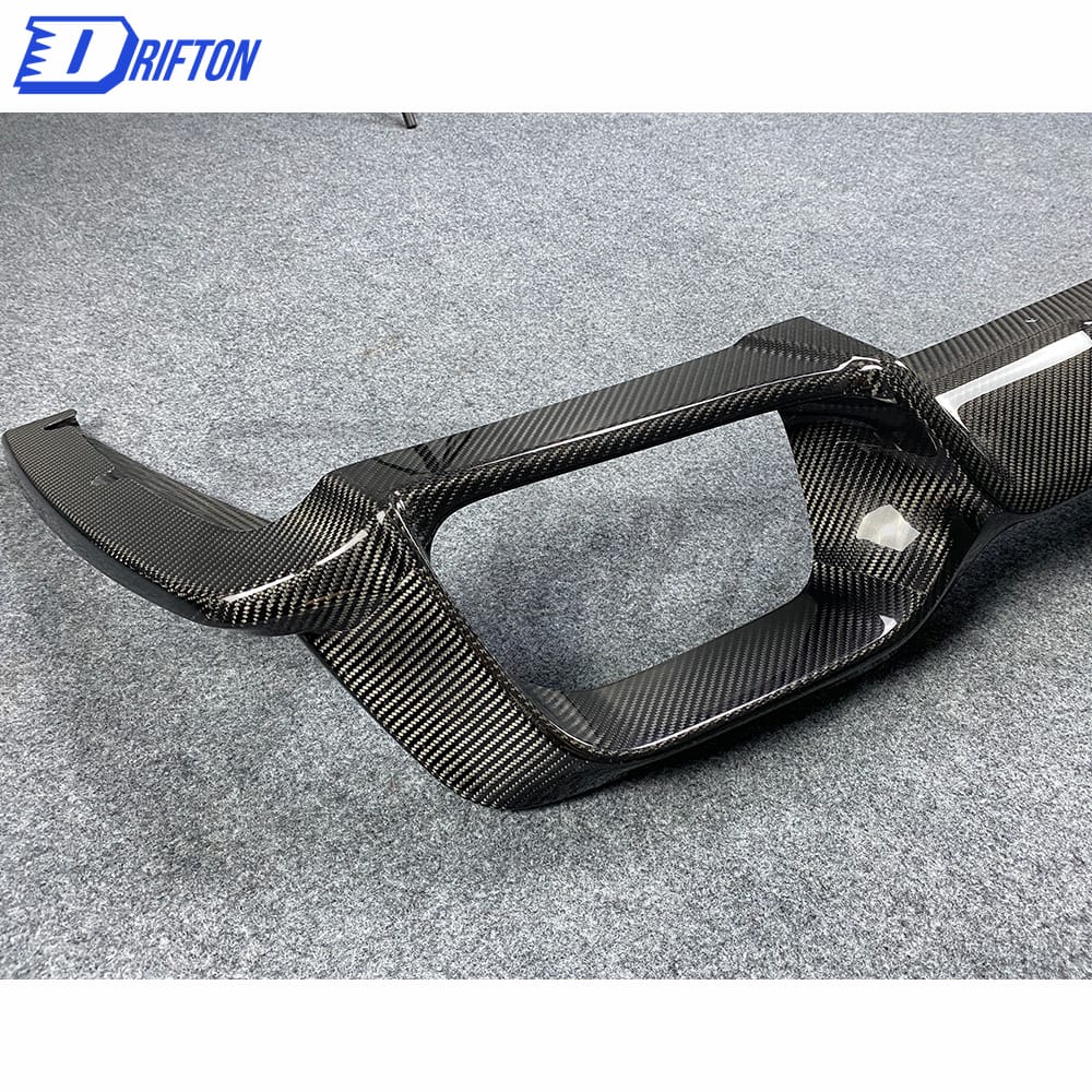 3D Style Dry Carbon Fiber Rear Diffuser For BMW F98 X4M 2019-2021