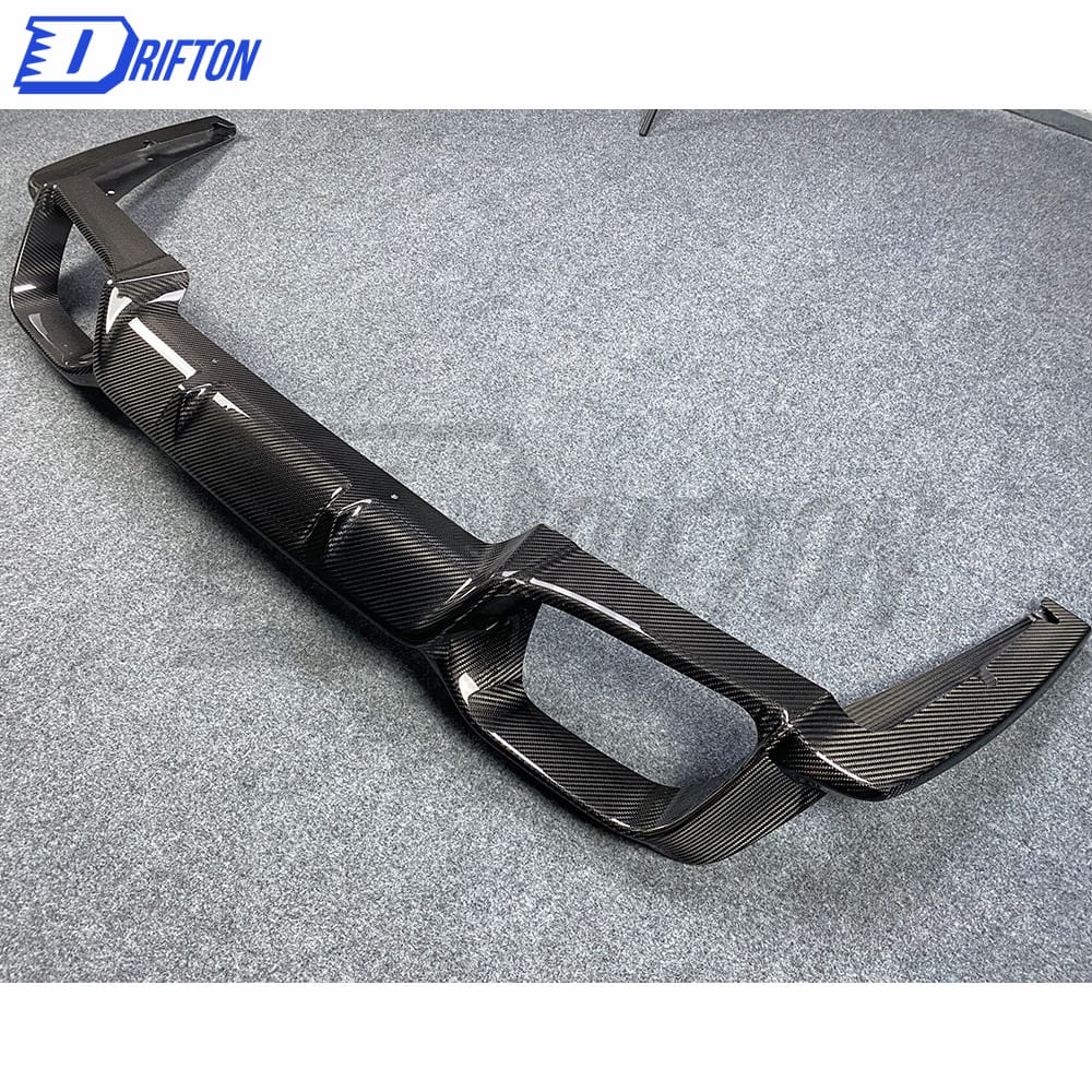 3D Style Dry Carbon Fiber Rear Diffuser For BMW F98 X4M 2019-2021