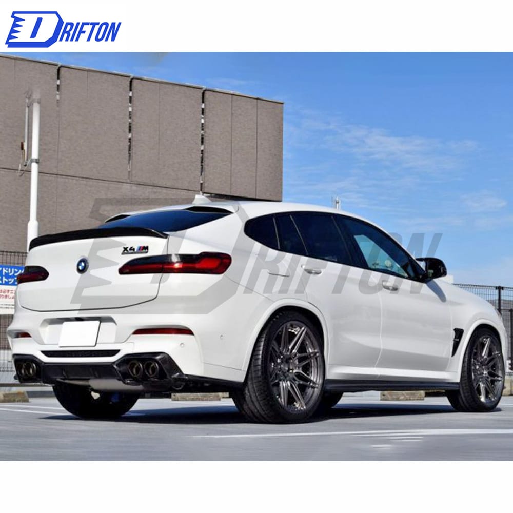 3D Style Dry Carbon Fiber Rear Diffuser For BMW F98 X4M 2019-2021