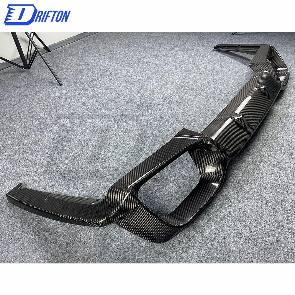 3D Style Dry Carbon Fiber Rear Diffuser For BMW F98 X4M 2019-2021