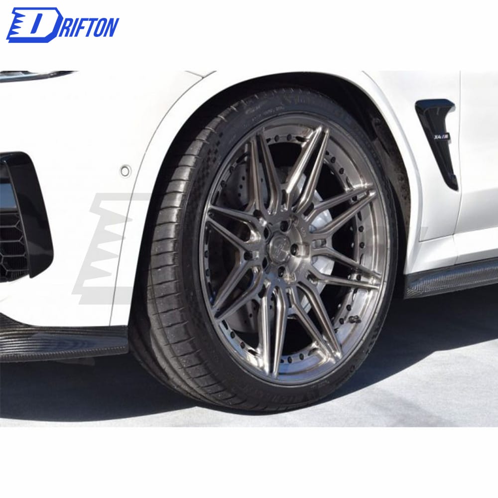 3D Style Dry Carbon Fiber Side Skirt For BMW F97 X3M F98 X4M 2019-2021