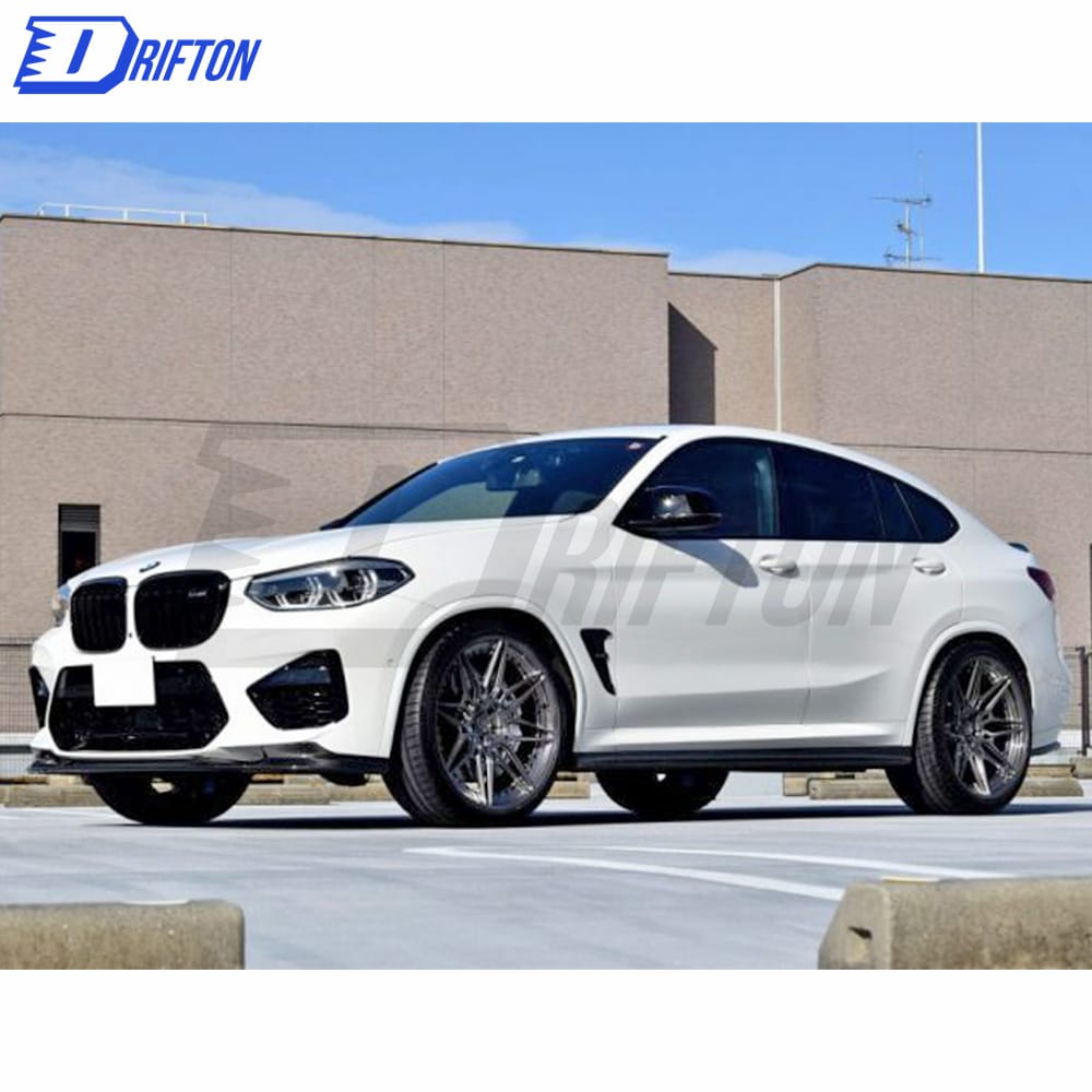 3D Style Dry Carbon Fiber Side Skirt For BMW F97 X3M F98 X4M 2019-2021