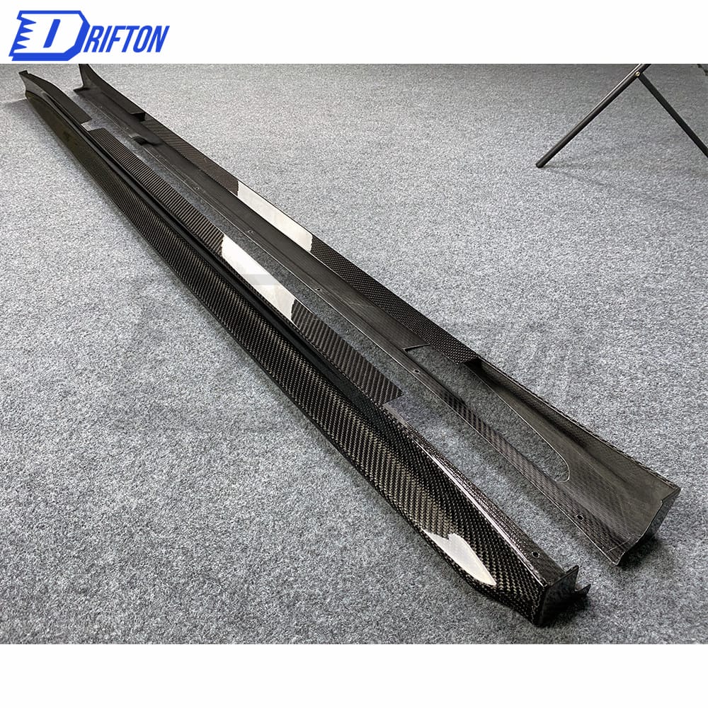 3D Style Dry Carbon Fiber Side Skirt For BMW F97 X3M F98 X4M 2019-2021