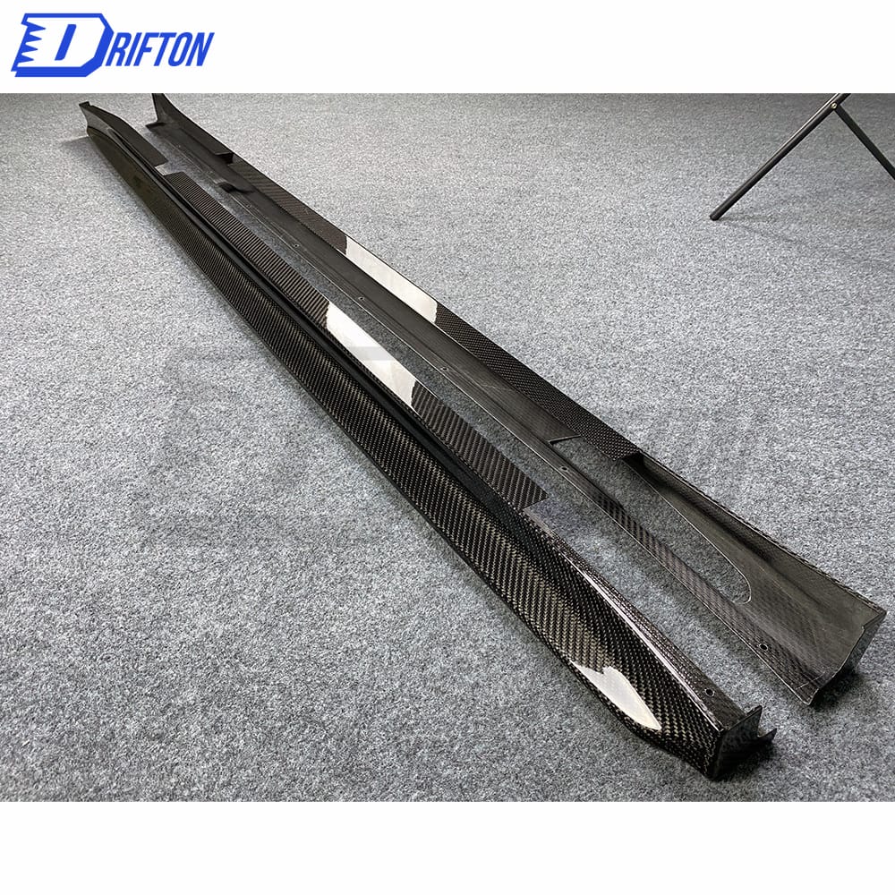 3D Style Dry Carbon Fiber Side Skirt For BMW F97 X3M F98 X4M 2019-2021