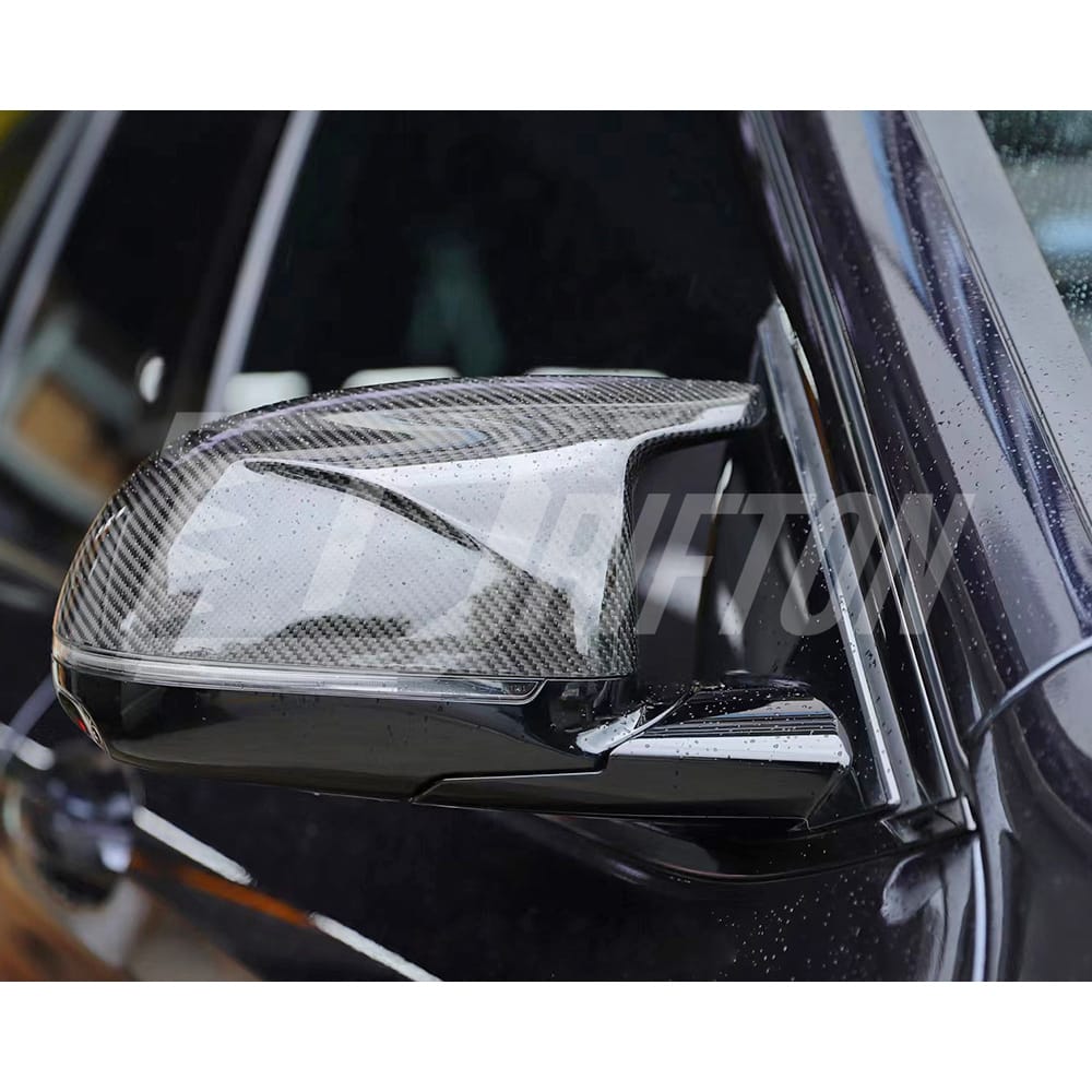 Dry Carbon Fiber Replacement Mirror Cap For BMW F97 X3M F98 X4M 2019-2021