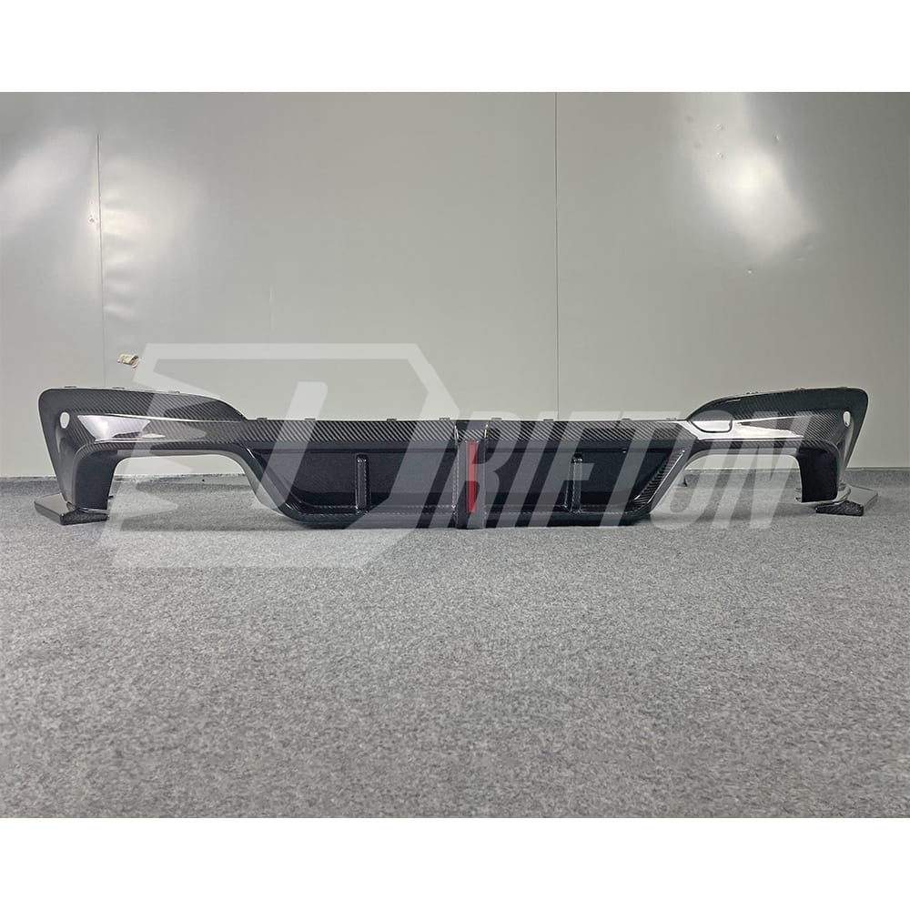 Karbel Style Dry Carbon Fiber LED Brake Light Rear Diffuser For BMW F97 X3M 2019-2021