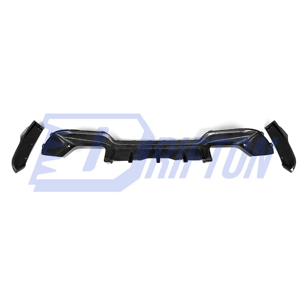 SQ Style Dry Carbon Fiber Rear Diffuser For BMW F97 X3M LCI 2022-2024