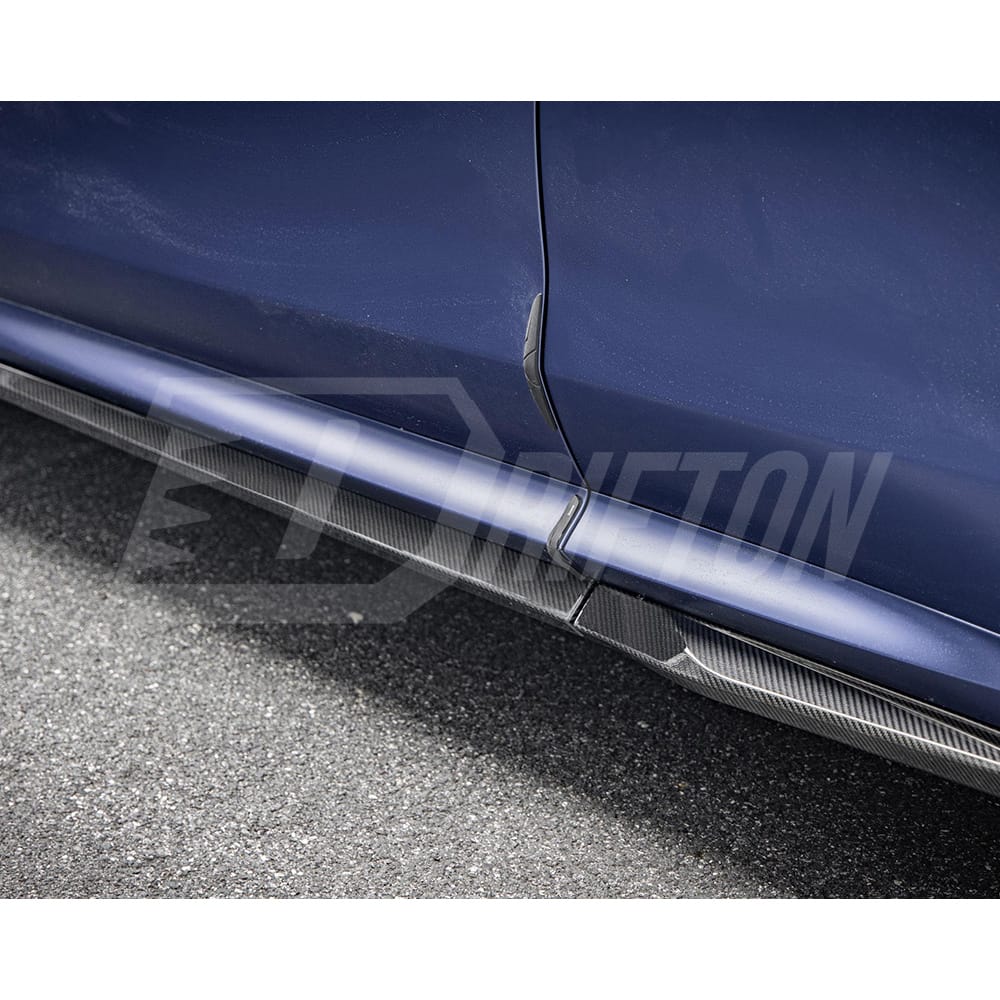 SQ Style Dry Carbon Fiber Side Skirt For BMW F97 X3M F98 X4M LCI 2019-2024