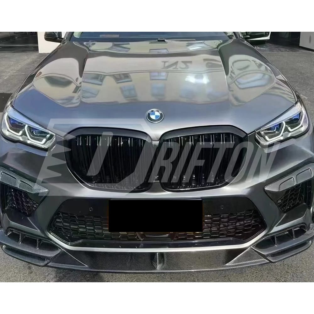 LD Style Carbon Fiber Front Lip For BMW F95 X5M 2019-2023