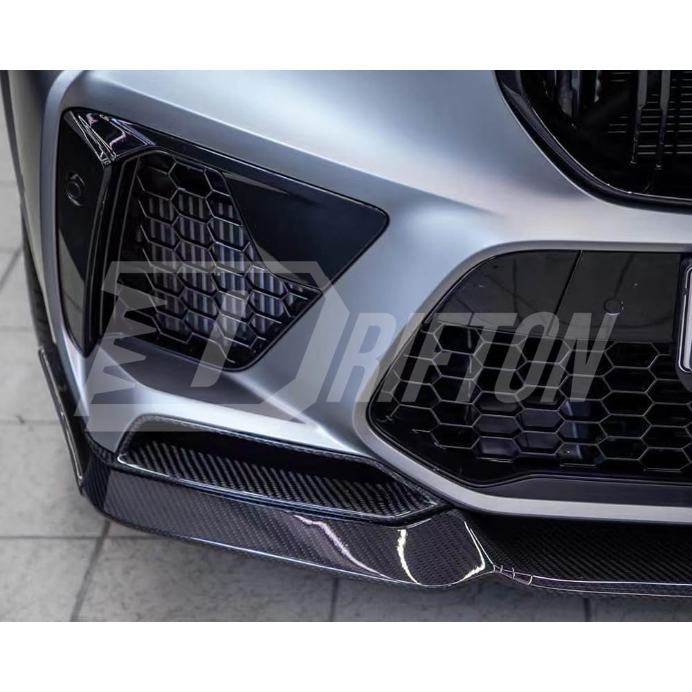 RNG Style Carbon Fiber Front Lip For BMW F95 X5M 2019-2023