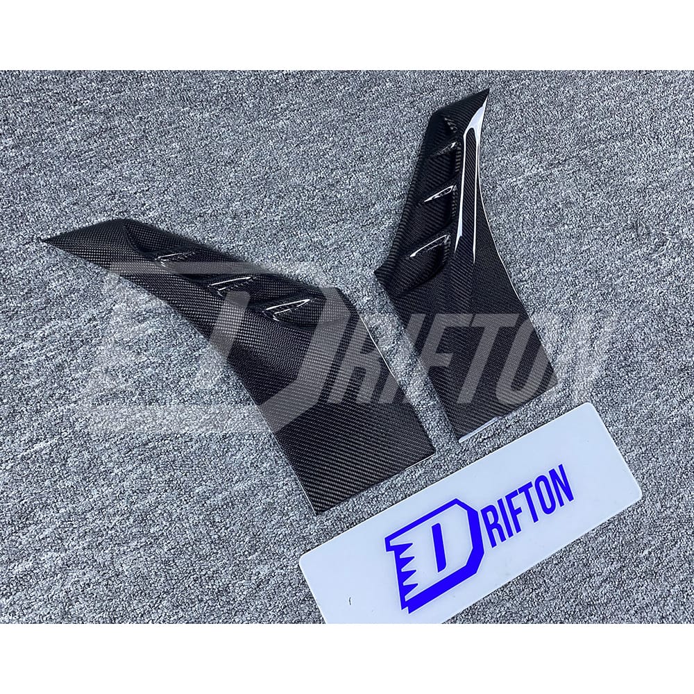LD Style Carbon Fiber Fender Vent Cover Trim For BMW X6 G06 2019-2023