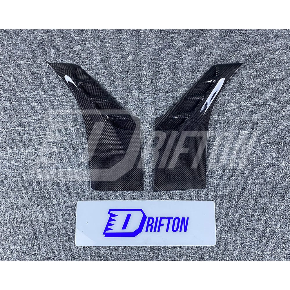 LD Style Carbon Fiber Fender Vent Cover Trim For BMW X6 G06 2019-2023