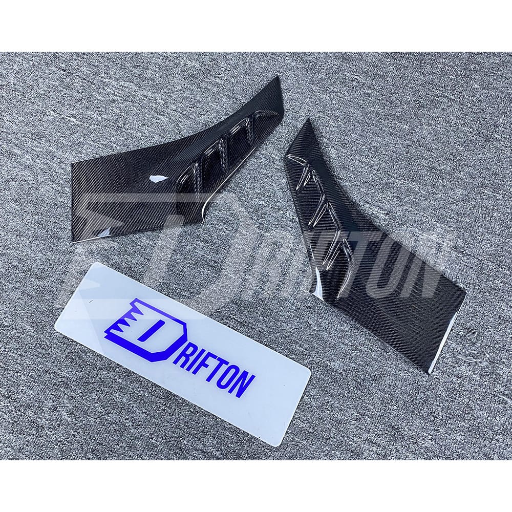 LD Style Carbon Fiber Fender Vent Cover Trim For BMW X6 G06 2019-2023