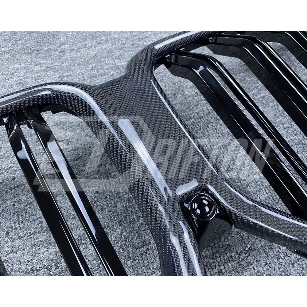 LD Style Carbon Fiber Front Grille For BMW X6 G06 2019-2023
