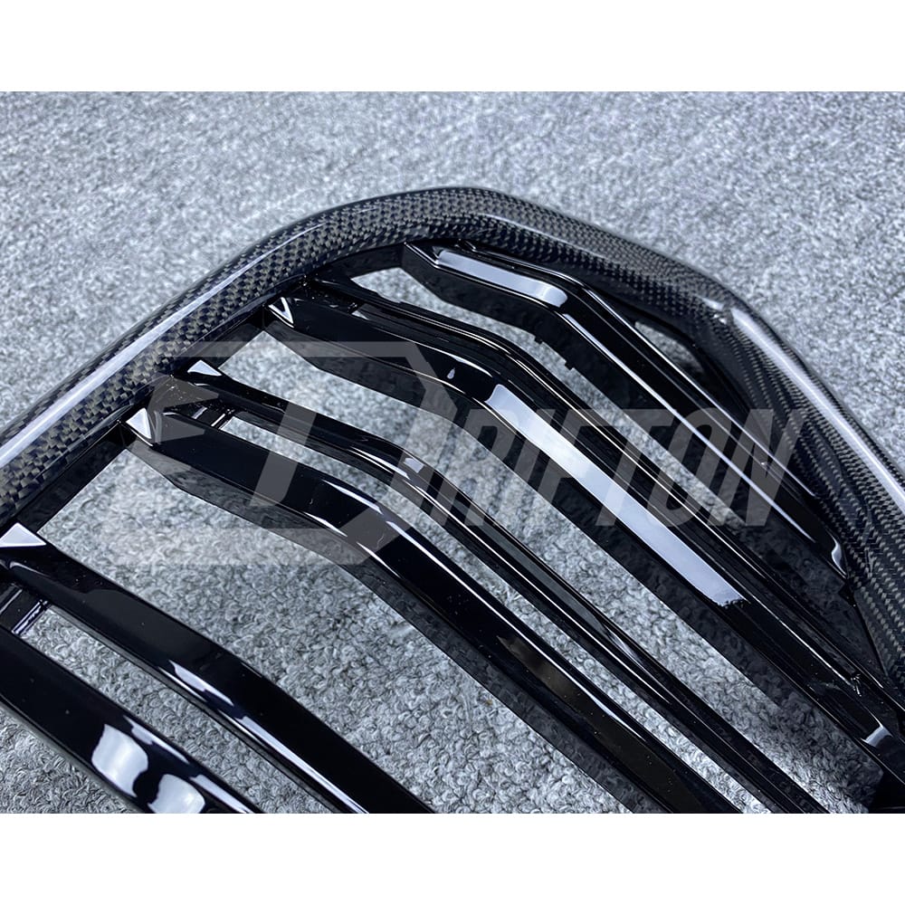 LD Style Carbon Fiber Front Grille For BMW X6 G06 2019-2023