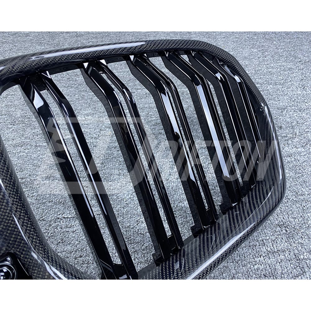LD Style Carbon Fiber Front Grille For BMW X6 G06 2019-2023