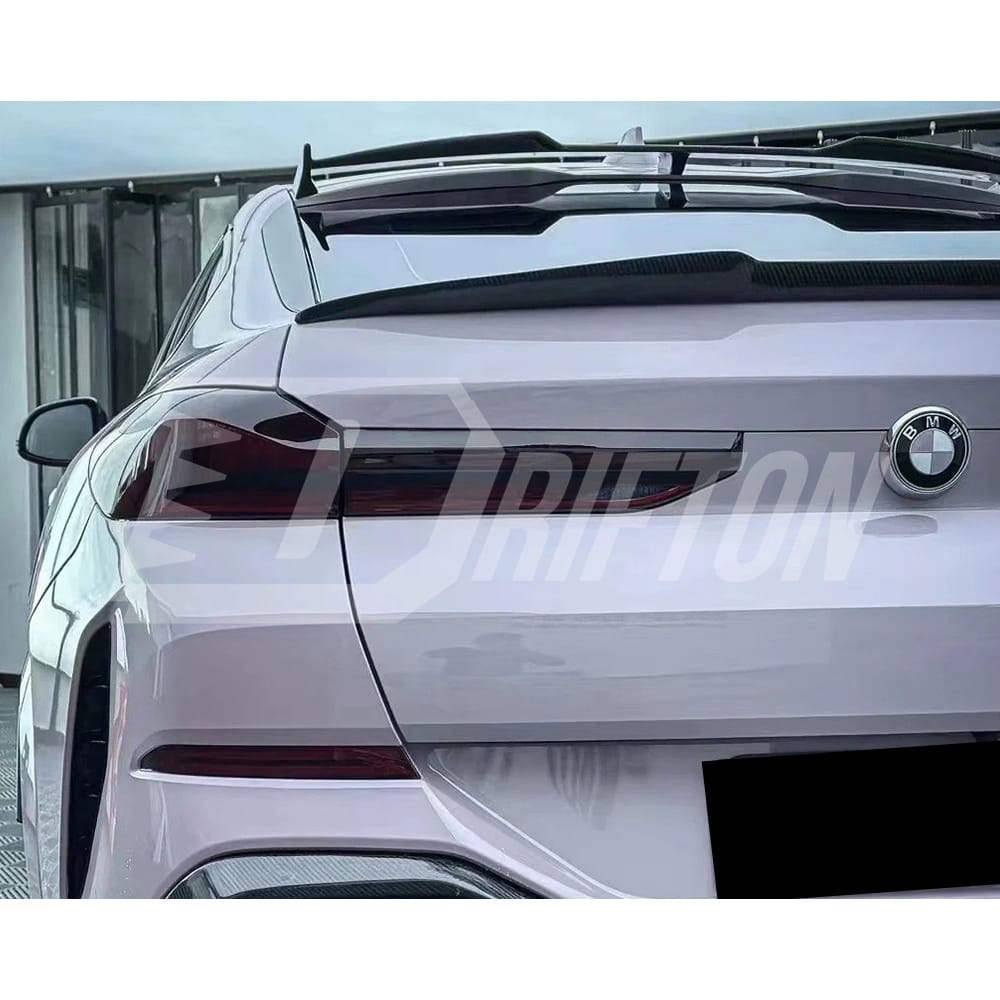 LD Style Carbon Fiber Trunk Spoiler Rear Wing For BMW X6 G06 2019-2023