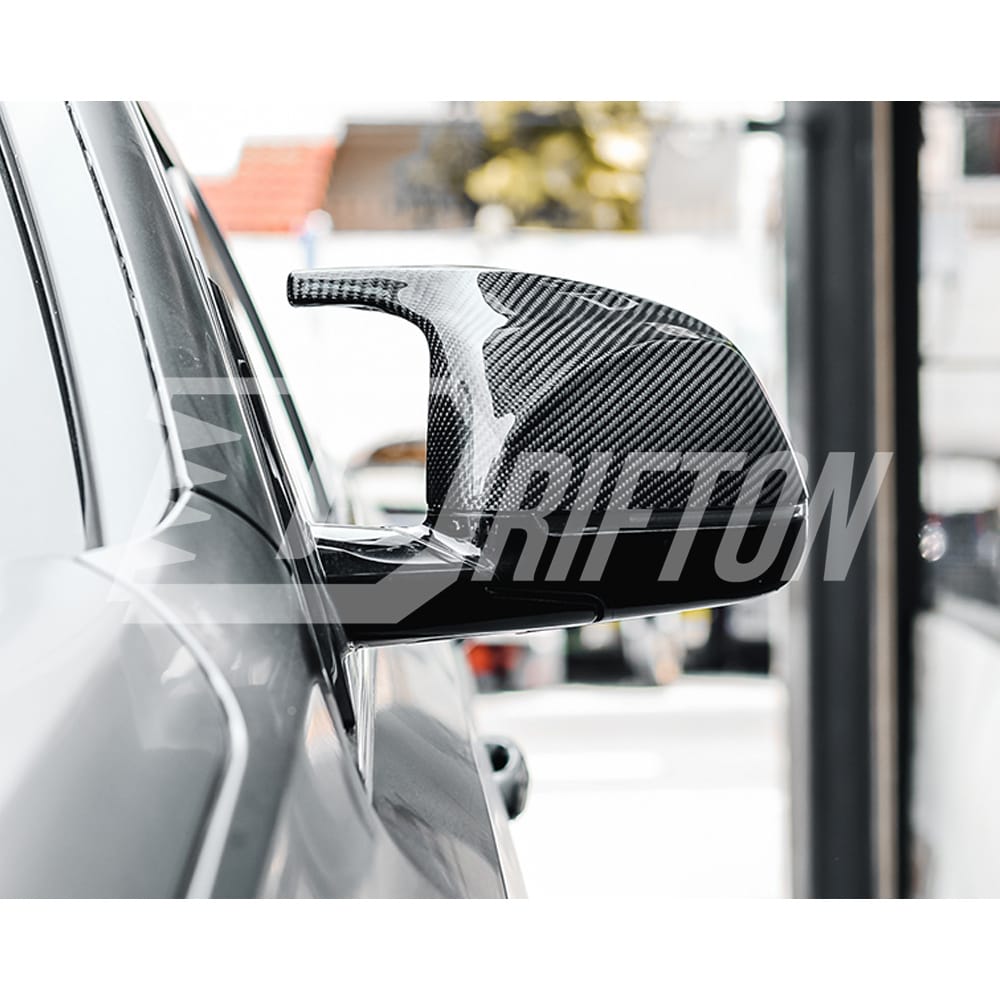 M Style Dry Carbon Fiber Replacement Side Mirror Cap For BMW X6 G06 2019-2023